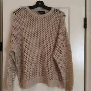 Animari Pinky Taupe Sweater, worn 2x